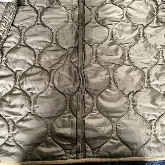 Madewell Women's Small Quilted Military Coat - Picture 7 of 7